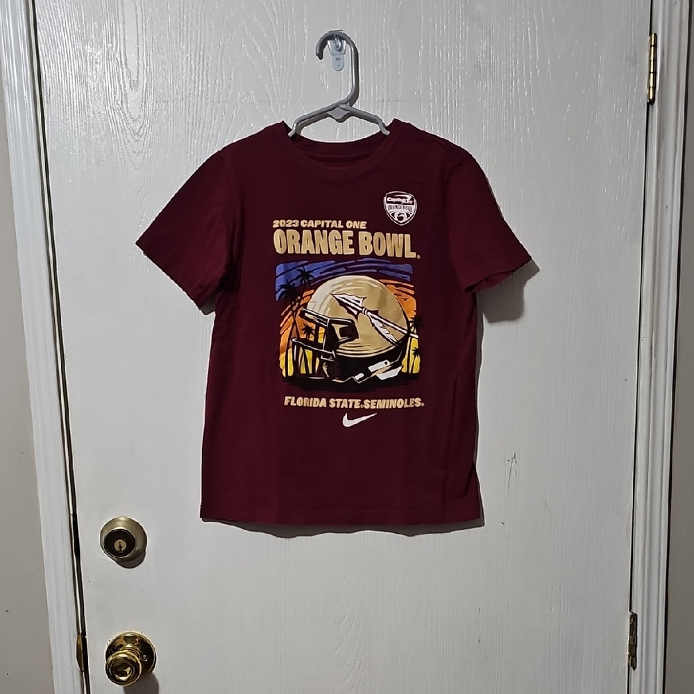 Nike Kids Maroon Orange Bowl T-Shirt